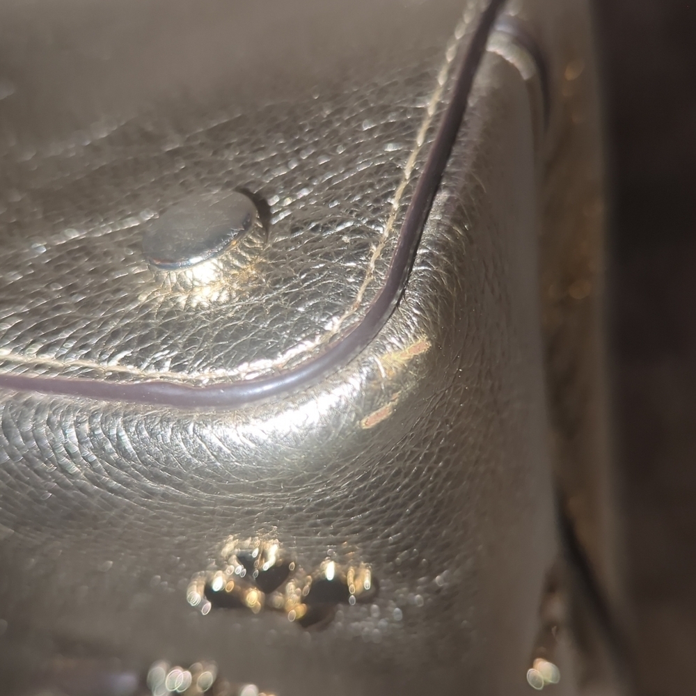 Kate Spade Metallic Gold Tote / Crossbody Bag ✨ - Picture 7 of 8